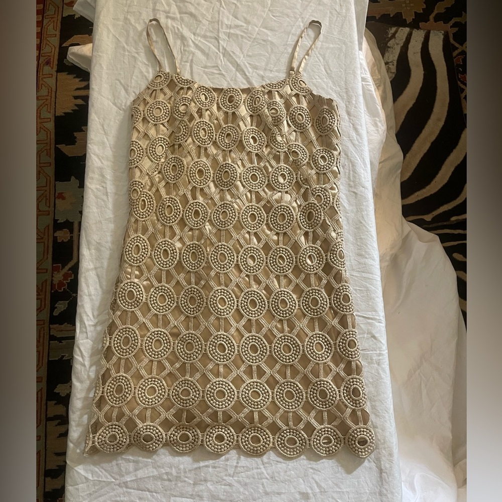 Gold Lily Pulitzer Dress